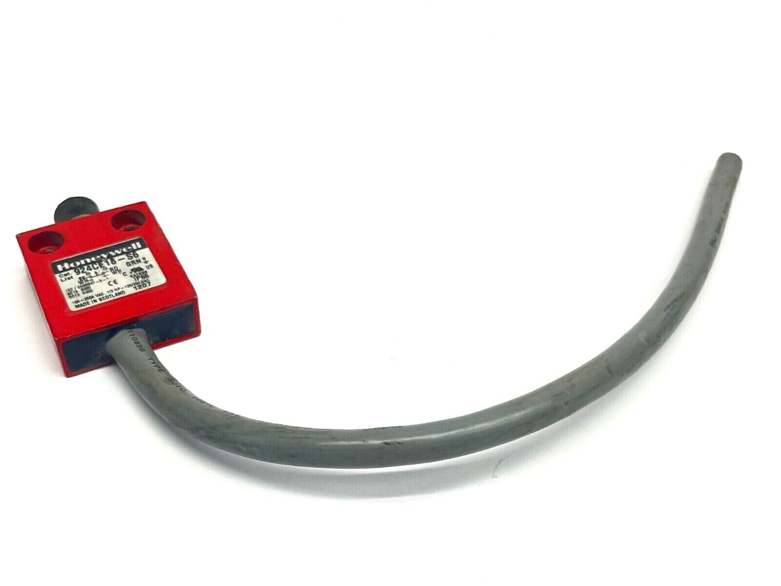 Honeywell 924CE18-S6 Miniature Safety Limit Switch CUT CABLE - Maverick Industrial Sales