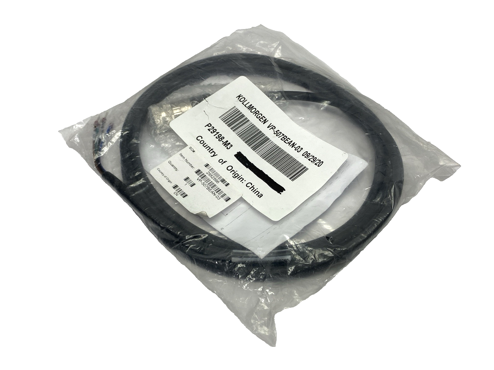 Kollmorgen VP-507BEAN-03 Euro Style Power Cable 6A - Maverick Industrial Sales