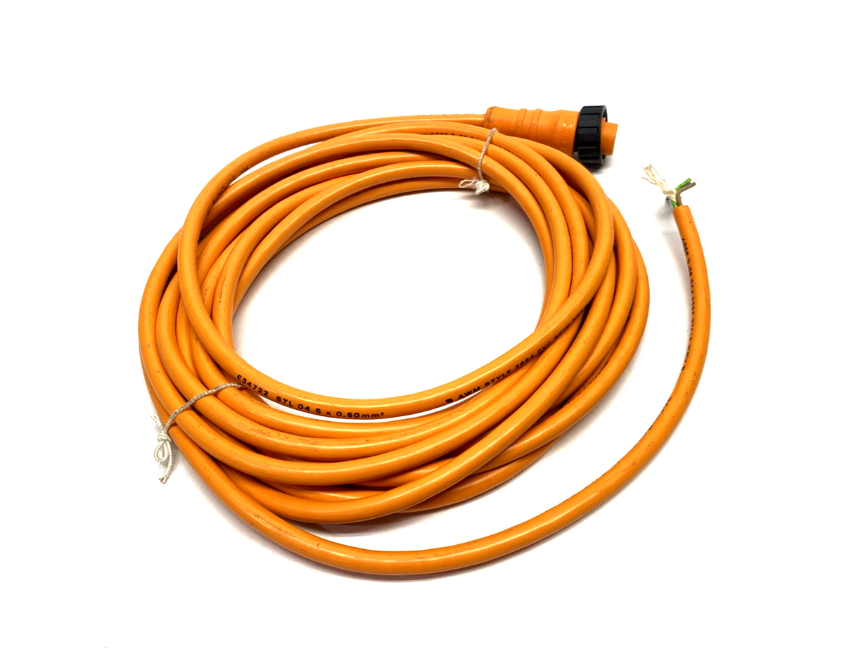 RK 50-04/5 M, 11180, RK50-04/5M | Lumberg RK 50-04/5 M 7/8" Power Single-Ended Cordset Female 5-Pin 5m 11180 - New – Open box - Maverick Industrial Sales