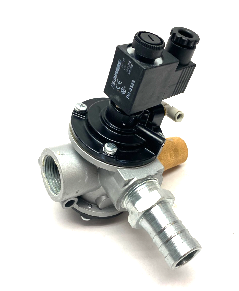 Emerson Numatics NF6BAN524N00061 3-Way Poppet Valve, Solenoid Pilot, 1" Ports - Maverick Industrial Sales