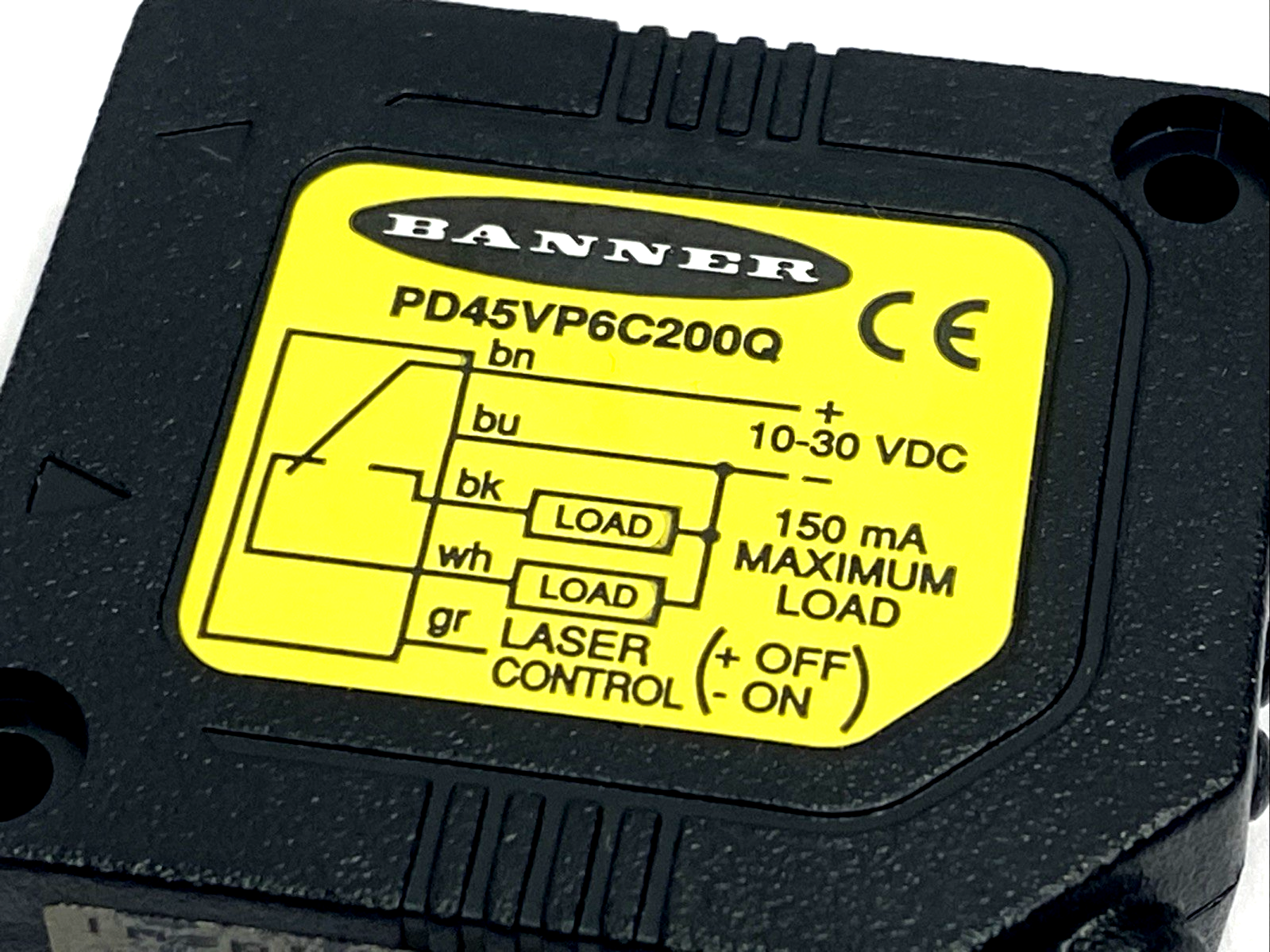 PD45VP6C200Q | Banner PicoDot Convergent Laser Photoelectric Sensor 48324 - New - Maverick Industrial Sales