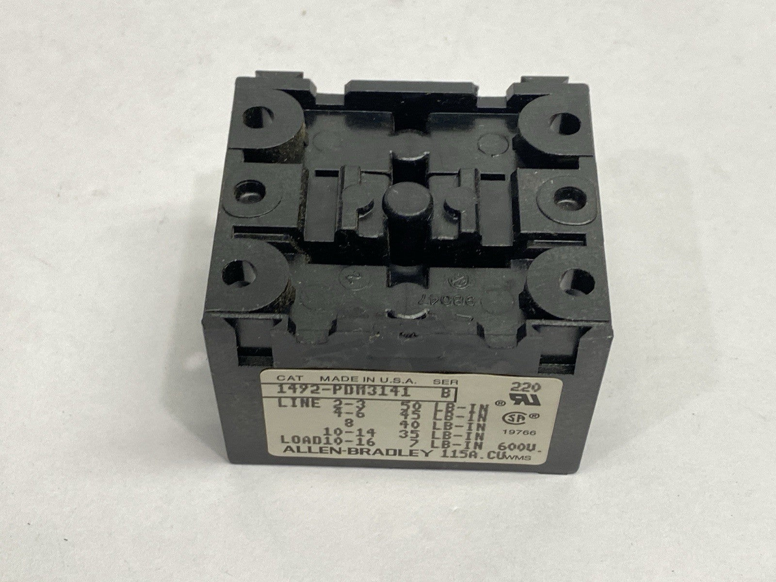 Allen Bradley 1492-PDM3141 Ser B Power Terminal Block - Maverick Industrial Sales