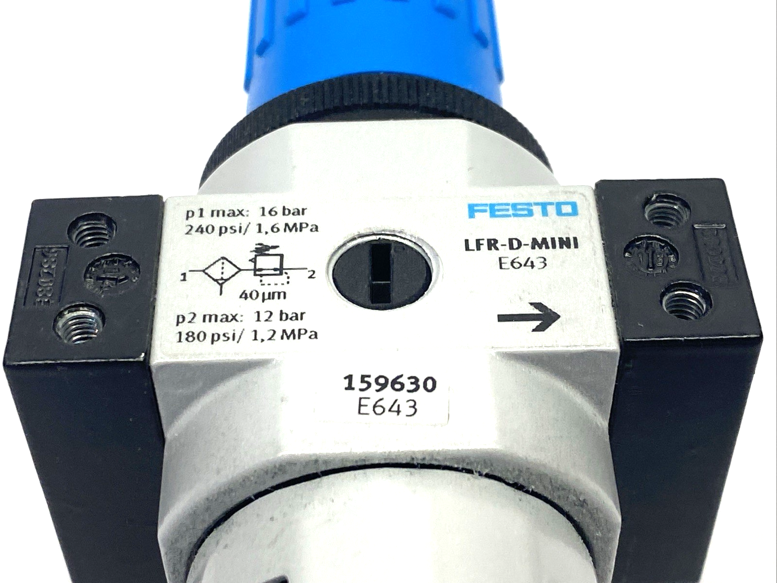 LFR-D-MINI | Festo Pneumatic Filter Regulator Valve G 1/8" 546432 - Used - Maverick Industrial Sales