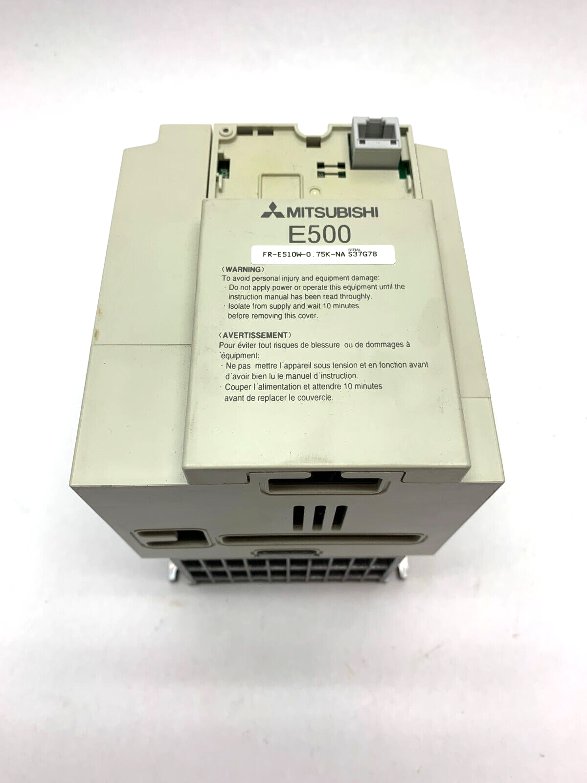 Mitsubishi FR-E510W-0.75K-NA Transistorized Inverter Series E500 - Maverick Industrial Sales