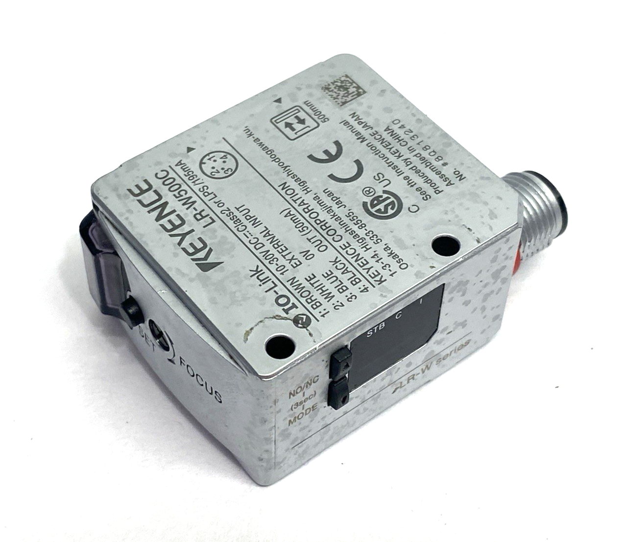 LR-W500C | Keyence Full-Spectrum Self-Contained Sensor, M12 4-Pin Type - Used - Maverick Industrial Sales