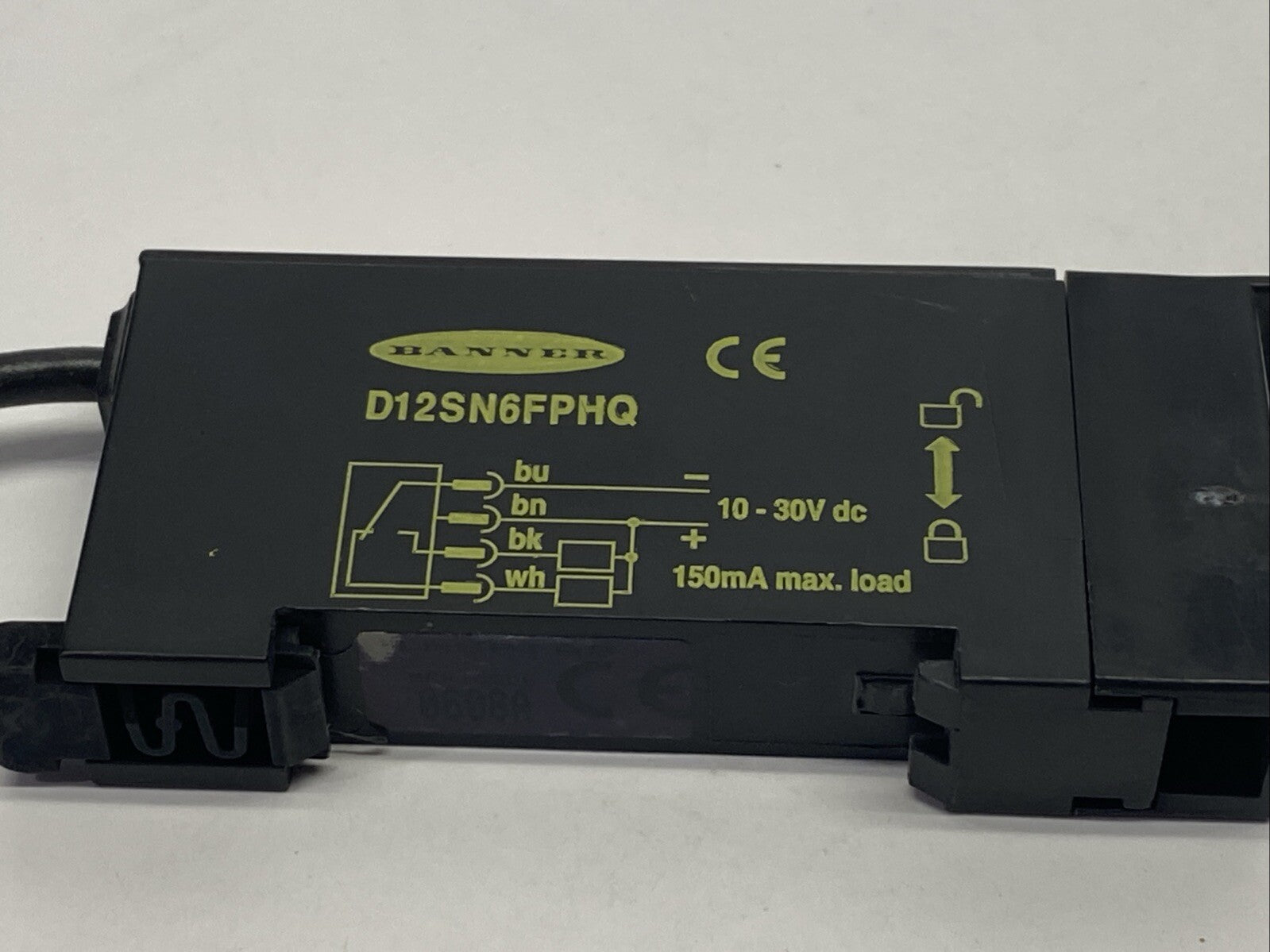 Banner D12SN6FPHQ High Power Plastic Fiber Optic Sensor 10-30VDC 34973 - Maverick Industrial Sales