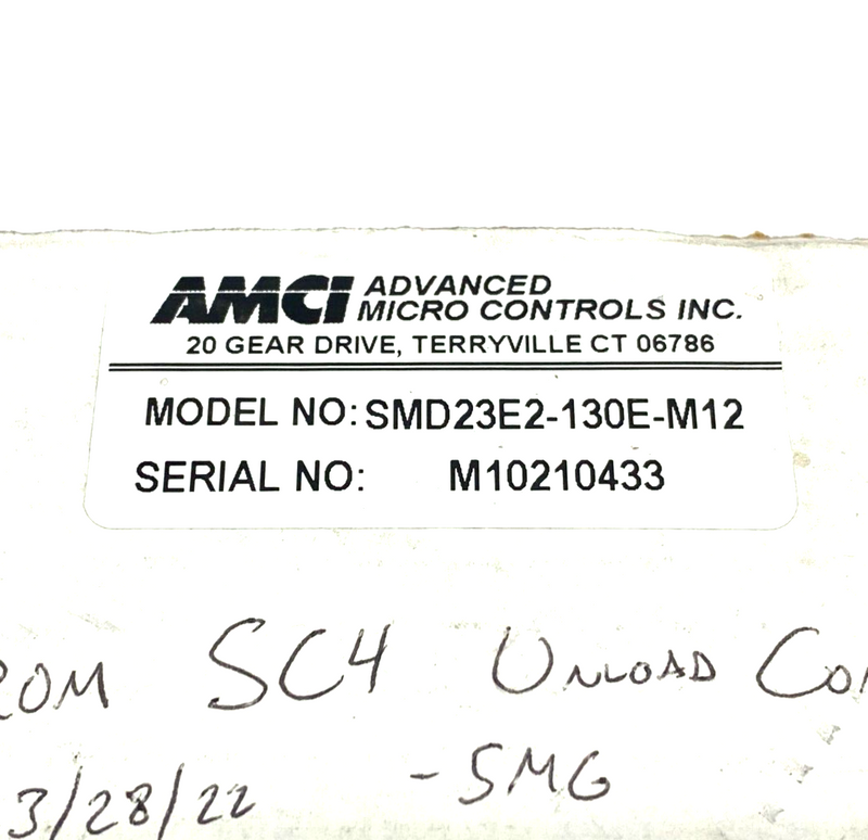 AMCI SMD23E2-130E-M12 Ethernet Integrated Stepper Motor Dual Network Ports M12 - Maverick Industrial Sales