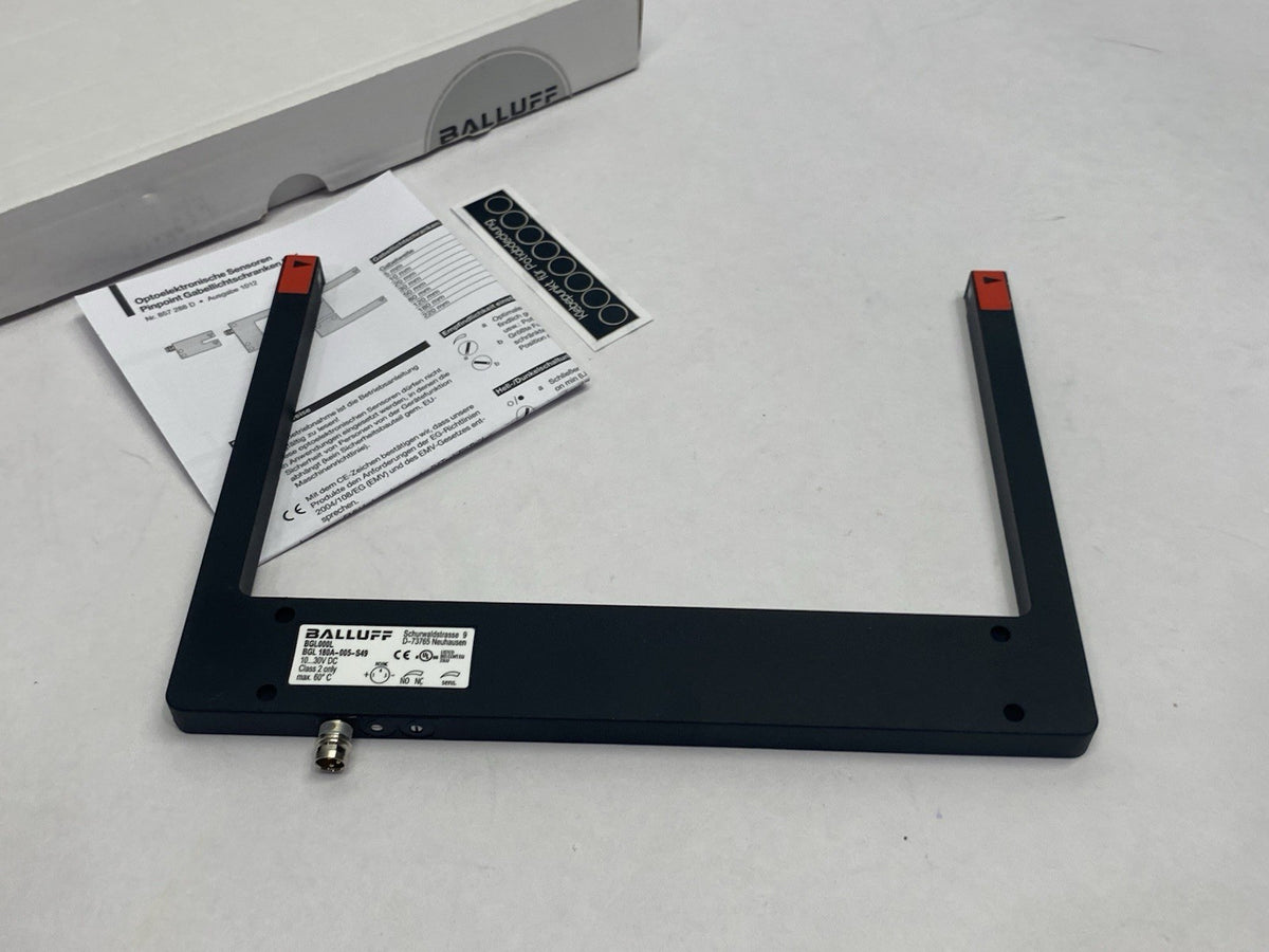 Balluff BGL000L Standard Photoelectric Fork Sensor Metal, BGL 180A-005-S49 - Maverick Industrial Sales
