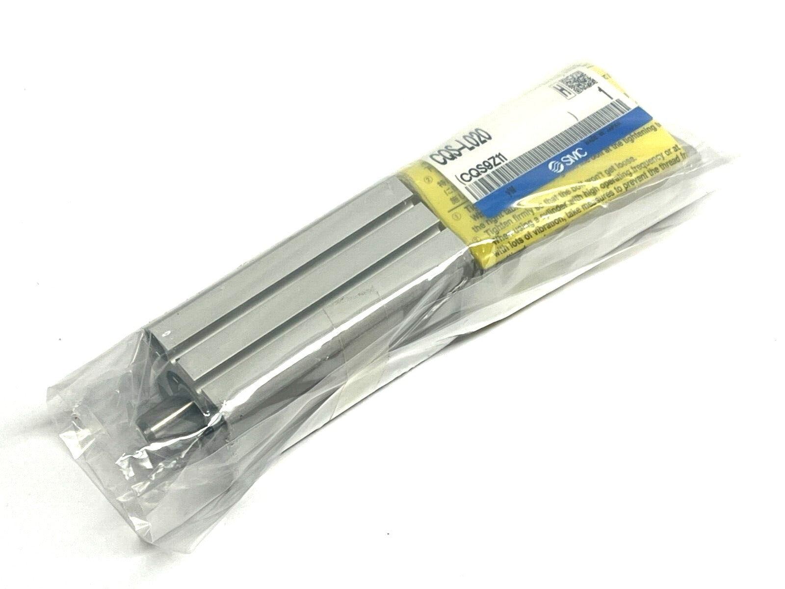 SMC CDQSL20-50D Compact Cylinder 20mm Bore 50mm Stroke w/ CQS-L020 Brackets - Maverick Industrial Sales