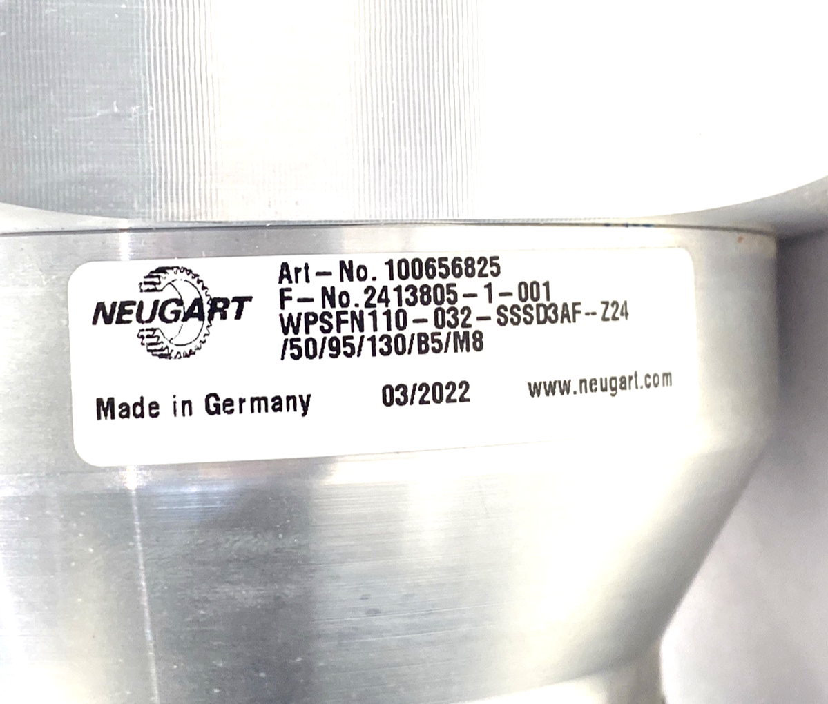 R911385620, MS2N06-C0BTN-CMSH1-NNNNN-NN | Bosch Rexroth R911385620 Servomotor 3-PM, Neugart 100656825 Planetary Gearbox - Used - Maverick Industrial Sales