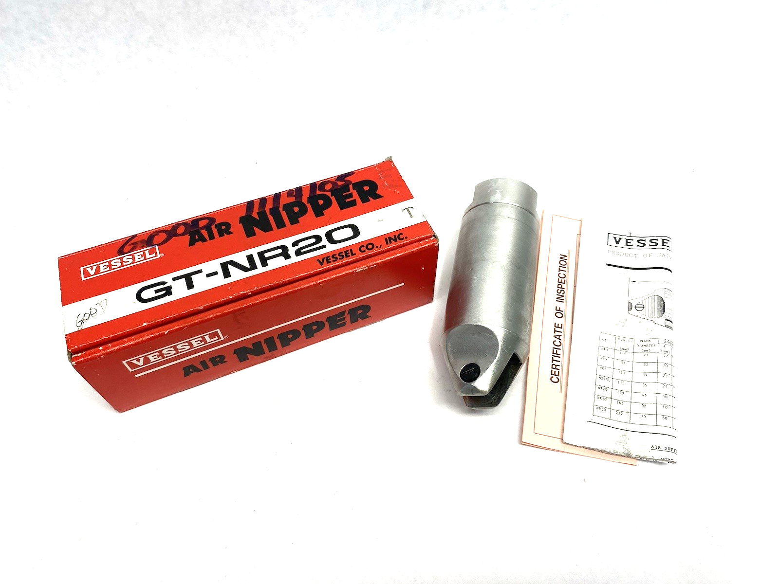 GT-NR20 | Vessel Hand Held Air Nipper - Used - Maverick Industrial Sales