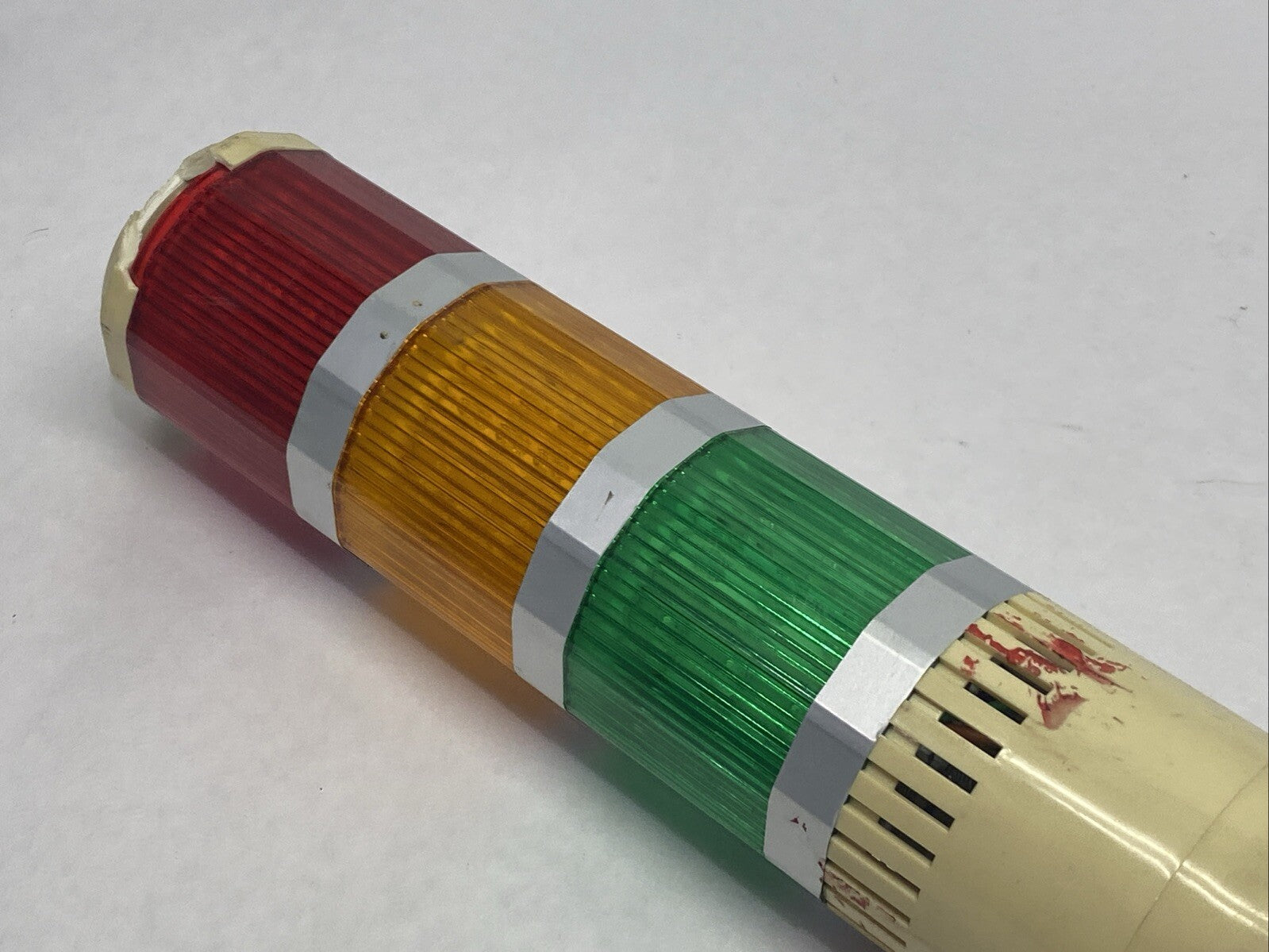 Signalworks STLB-24-3 LED Tower Light With Alarm Red Yellow Green - Maverick Industrial Sales
