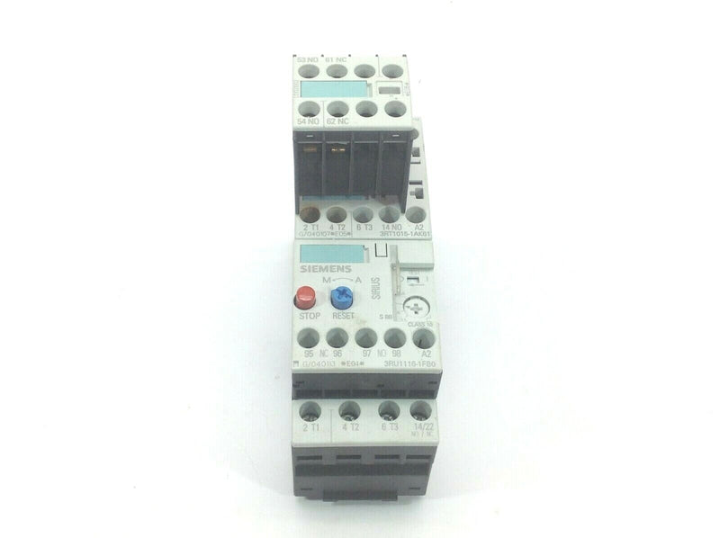 Siemens 3ZX10120RH11-1AA1 Relay, 3RH1911-FA11 Contact Block, 60947-4-1 Starter - Maverick Industrial Sales