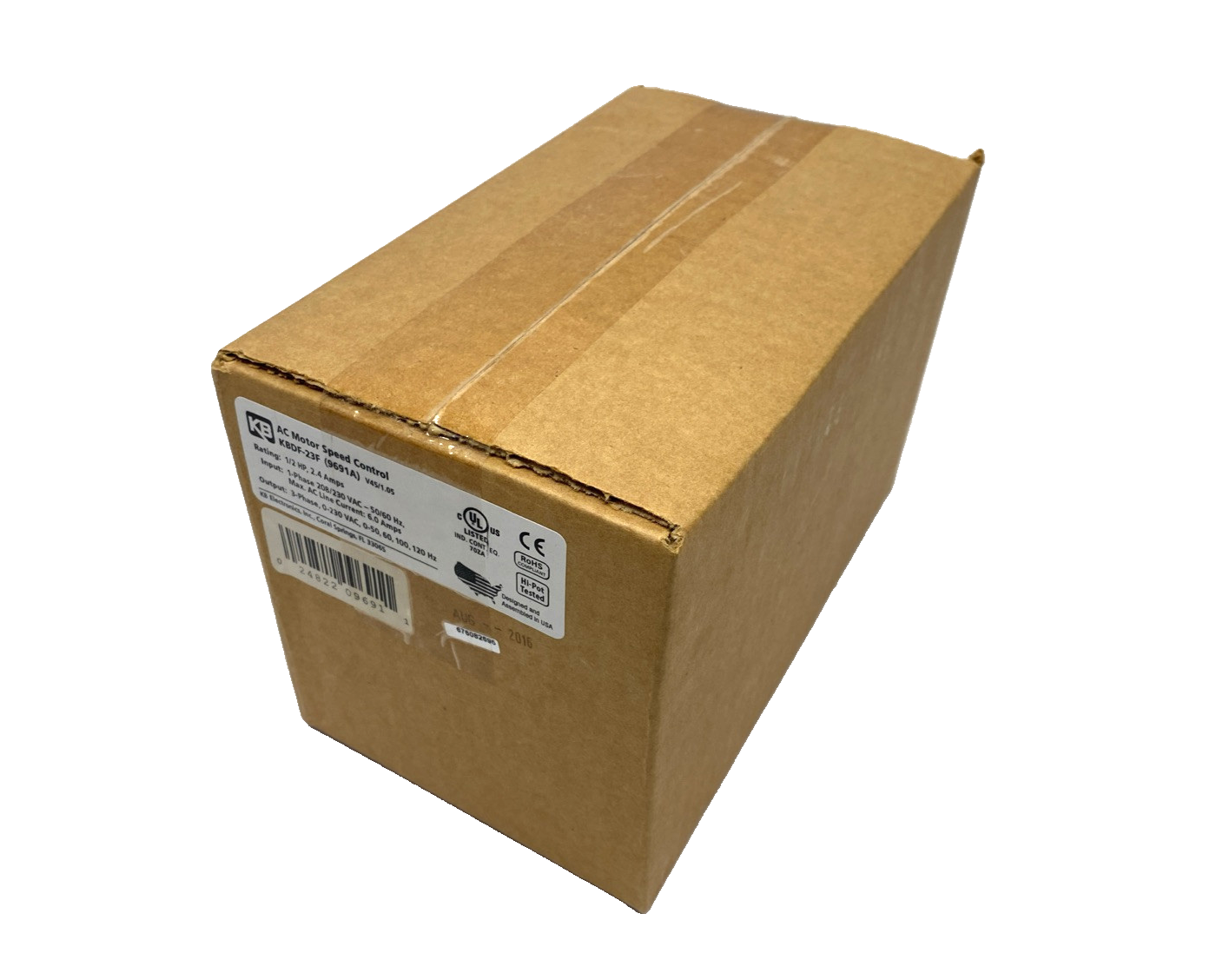 KB Electronics KBDF-23F Digital Inverter AC Drive 3PH 230VAC 0.5HP 2.4A - Maverick Industrial Sales