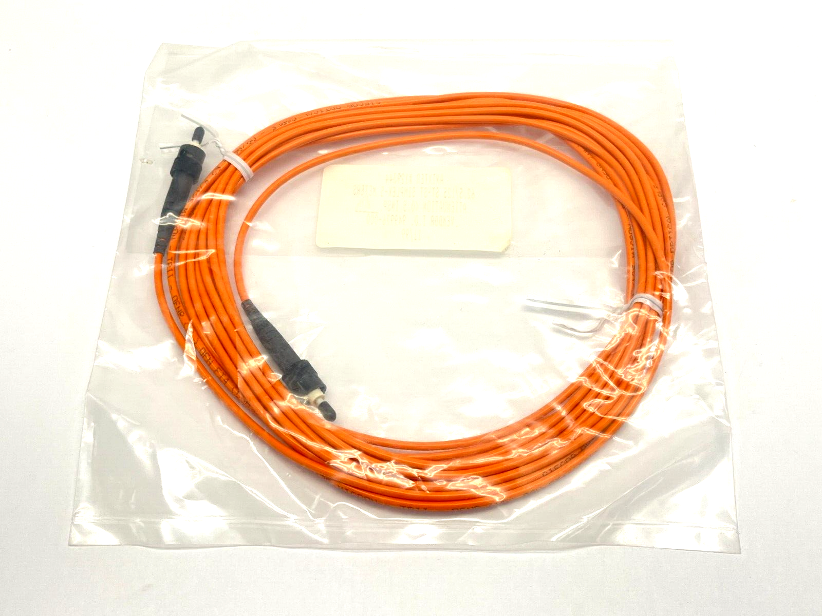 Anixter 129344 Fiber Optic Cable 62.5/125 ST-ST Simplex 5m - Maverick Industrial Sales