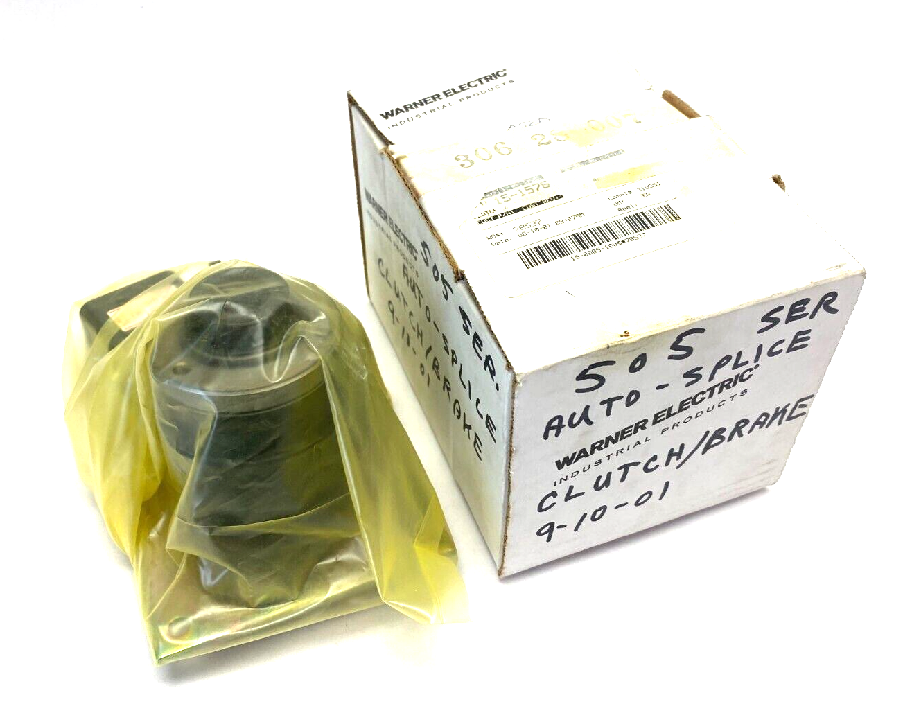 Warner Electric 306-28-007 Solenoid Operated Clutch Brake Wrap Spring Hub Input - Maverick Industrial Sales