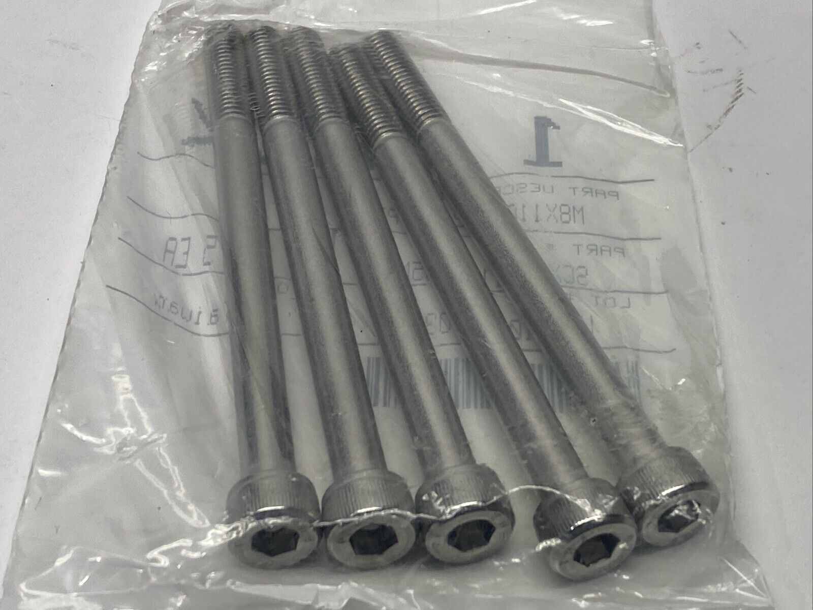 SCX208110-005M1 Socket Head Cap Screws M8X110 912-A2 PT PKG OF 5 - Maverick Industrial Sales