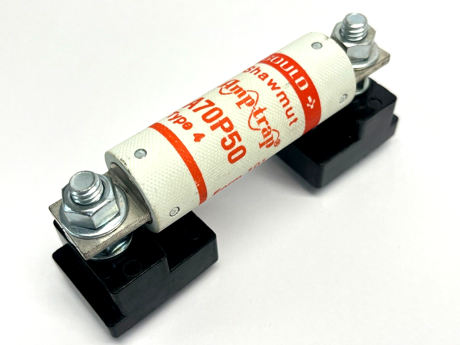 Gould Shawmut A70P50 Amp-Trap Type 4 Fuse Assembly 50A 700VAC - Maverick Industrial Sales