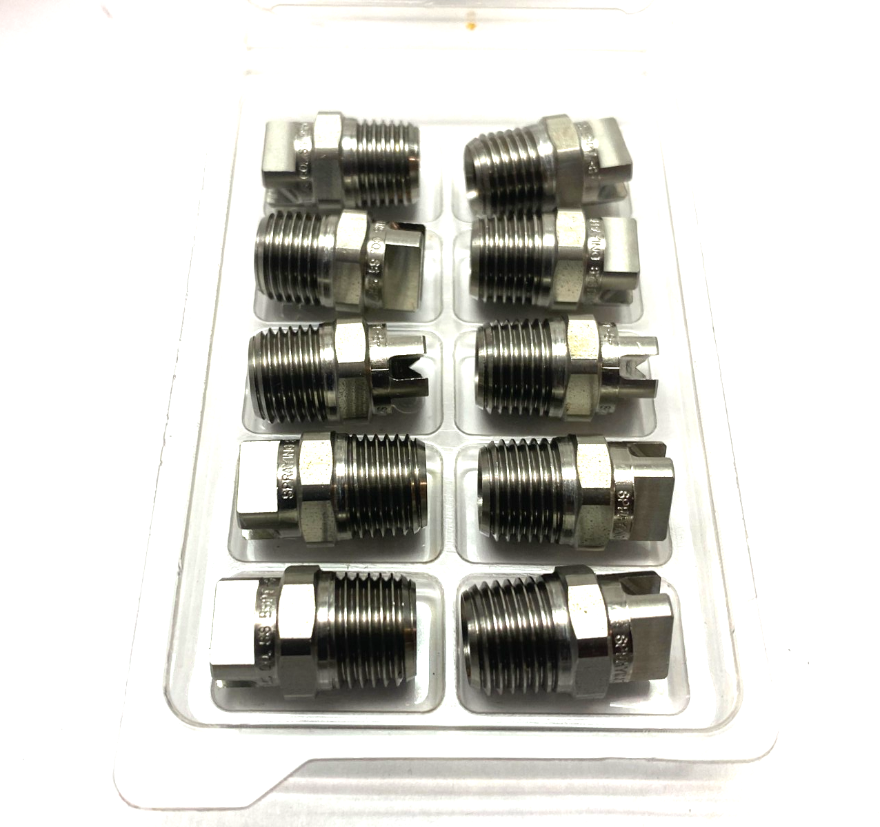 Spraying Systems H1/4VV-SS6508 VeeJet Stainless Steel Jet Nozzle Tip PKG OF 10 - Maverick Industrial Sales