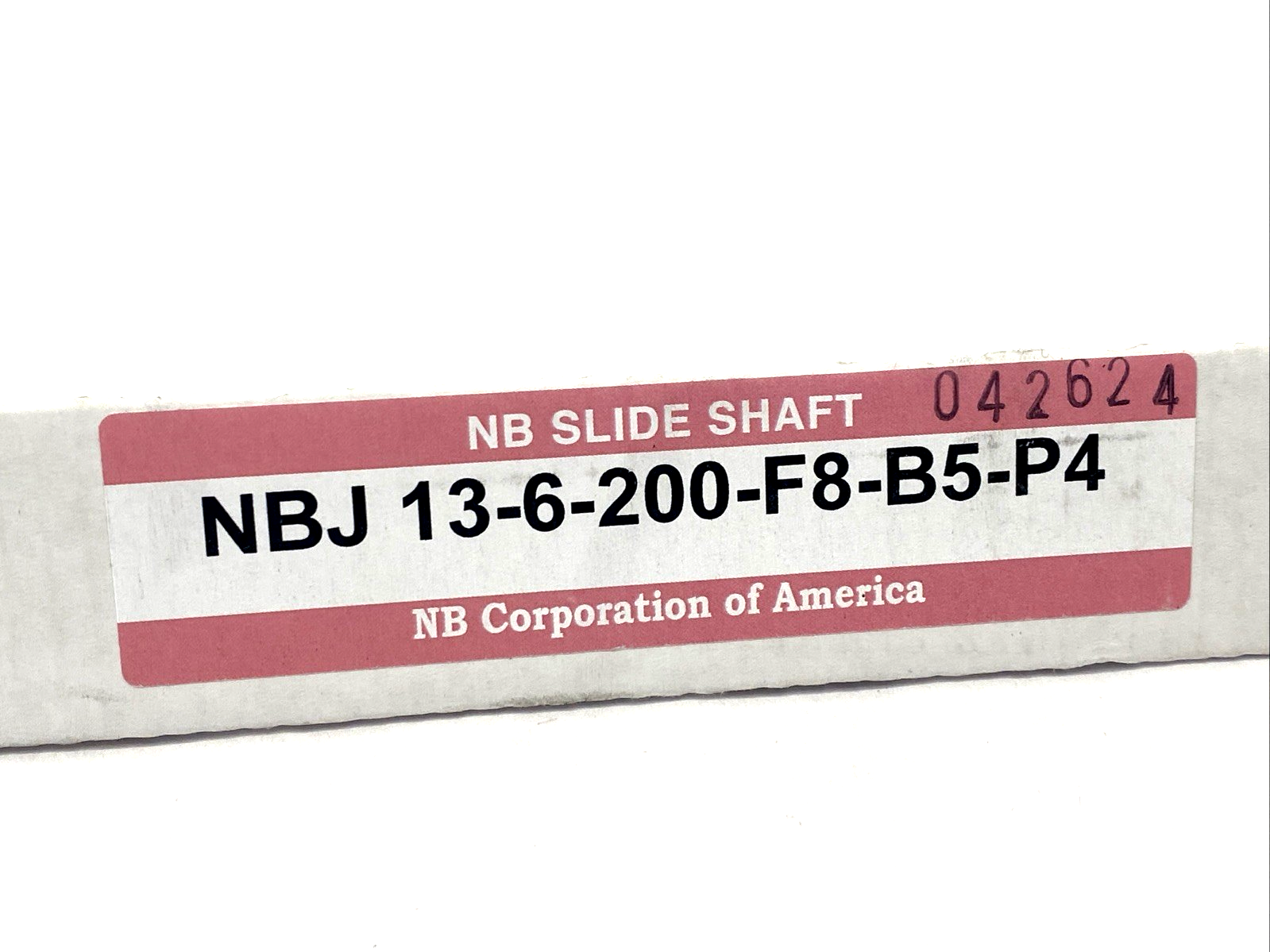 NB NBJ 13-6-200-F8-B5-P4 Slide Shaft, Threaded, 6mm Dia. 200mm Length 5599N114 - Maverick Industrial Sales