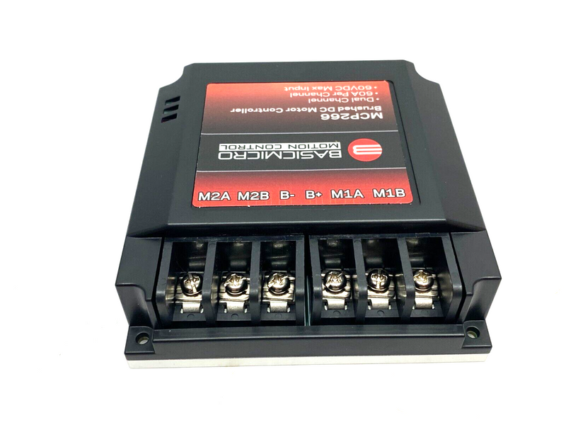 Basicmicro MCP266 Dual 60A, 60VDC Advanced Brushed DC Motor Controller - Maverick Industrial Sales