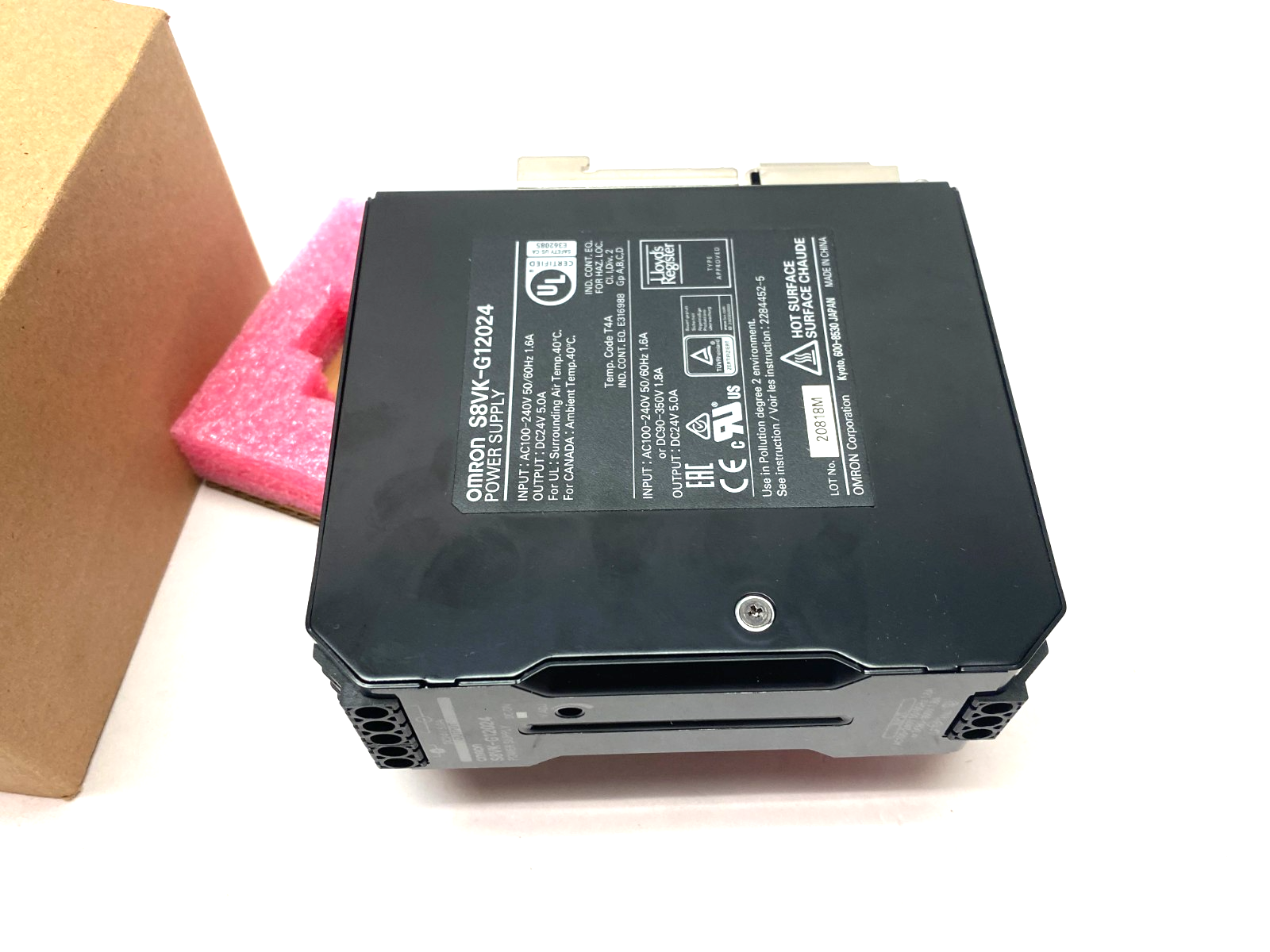 Omron S8VK-G12024 Power Supply Unit 100-240VAC Input, 24VDC Output - Maverick Industrial Sales