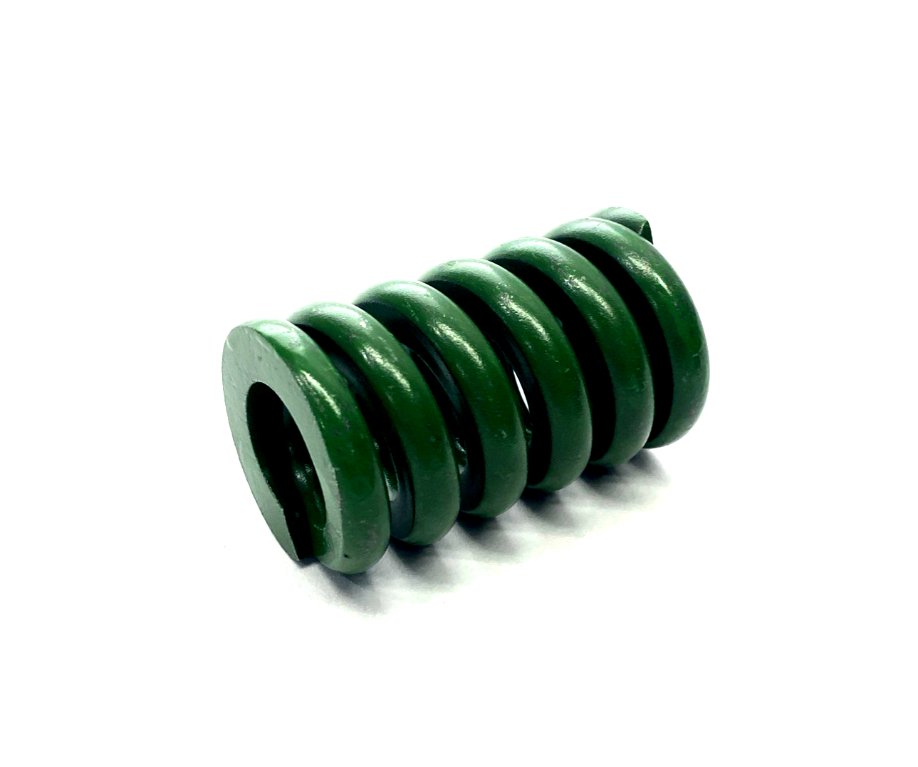 9595K14 Green Chrome-Silicon Steel Die Spring For 1-1/4" Hole Dia. 2" Long 4-PK - Maverick Industrial Sales