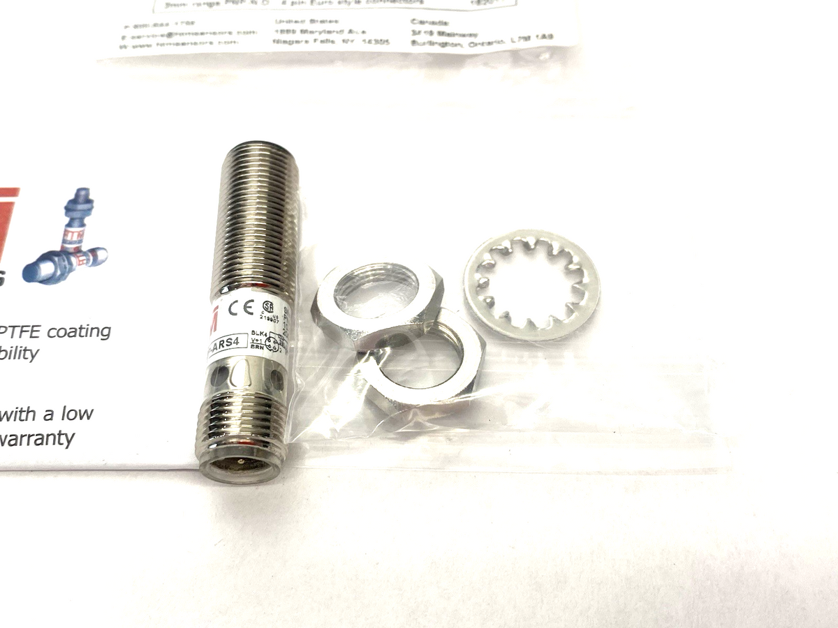 FCM1-1202P-ARS4 | HTM Sensors Inductive Cylindrical Proximity Sensor 2mm 07-0935 - New – Open box - Maverick Industrial Sales