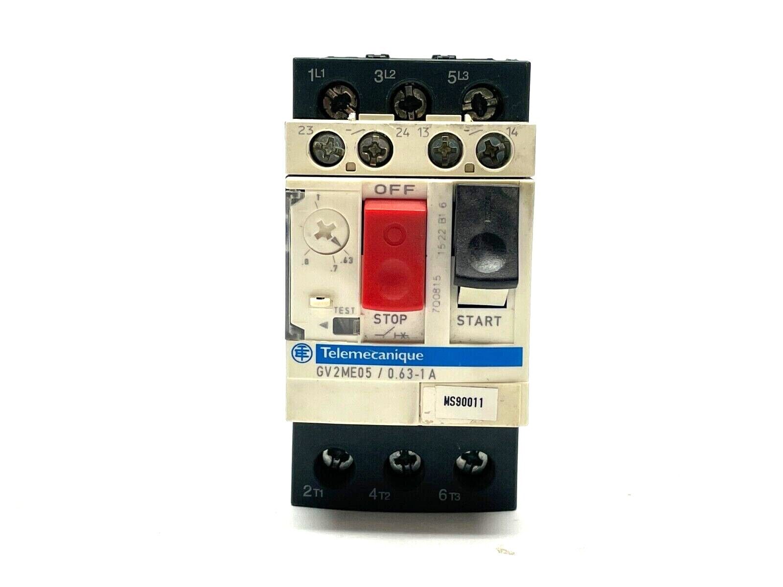 Schneider Telemecanique GV2ME05 Motor Circuit Breaker 0.63-1A 3P - Maverick Industrial Sales