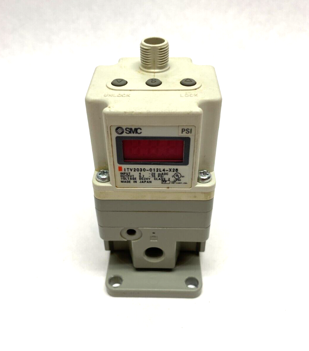 SMC ITV2030-012L4-X26 Electro Pneumatic Regulator - Maverick Industrial Sales