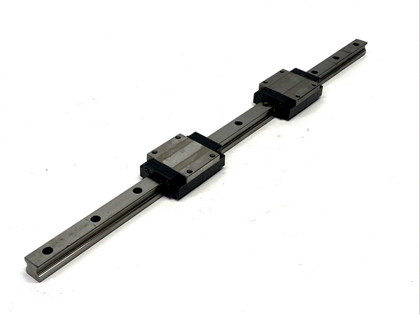 HBW T20A Linear Guide Rail Dual Block Assembly 635mm Length - Maverick Industrial Sales