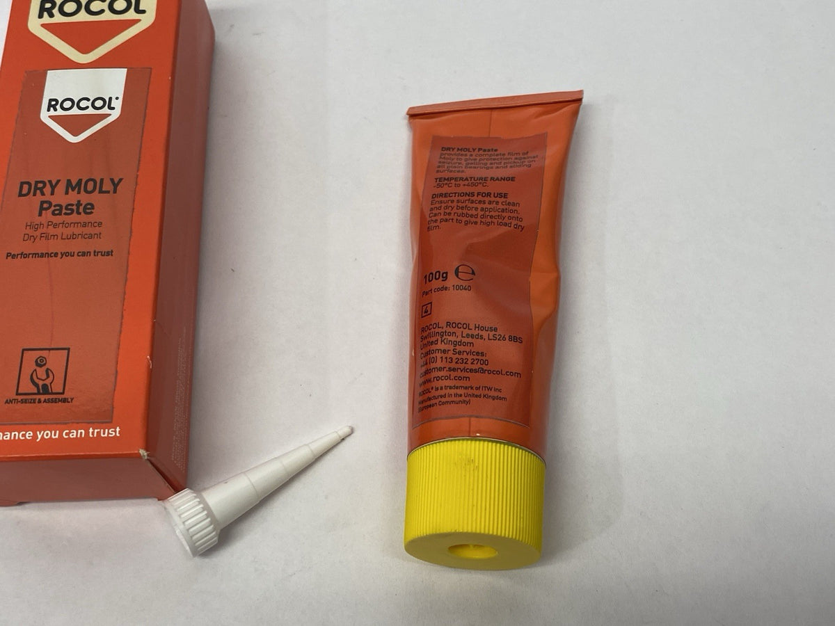 Rocol 10040 DRY MOLY Paste 100g Tube - Maverick Industrial Sales