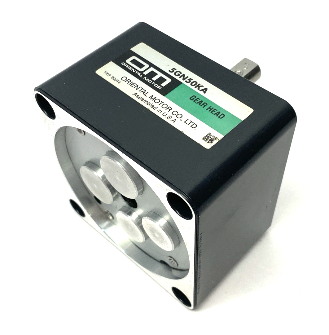 Oriental Motor 5GN50KA Gear Head Parallel Shaft 50:1 SHAFT MARKINGS - Maverick Industrial Sales