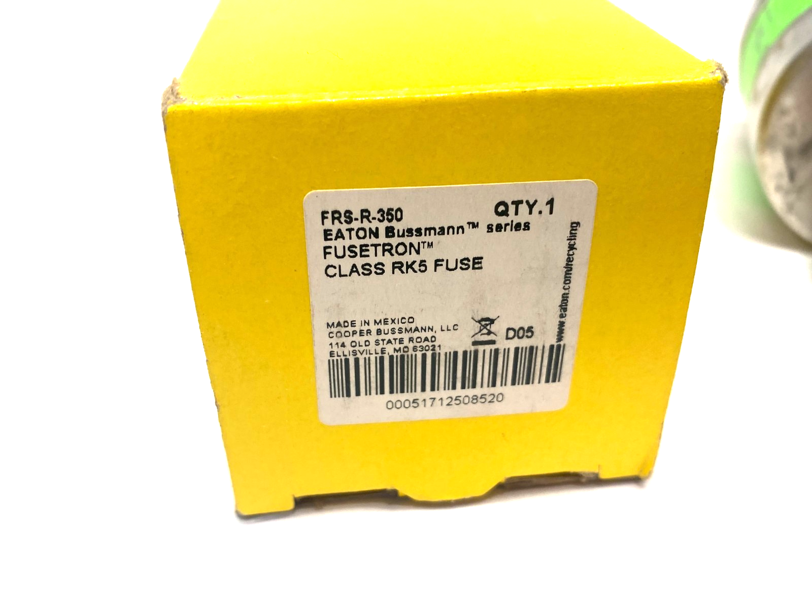 Eaton Bussmann FRS-R-350 Fusetron Class RK5 Blade Fuse, Time-Delay, Dual-Element - Maverick Industrial Sales