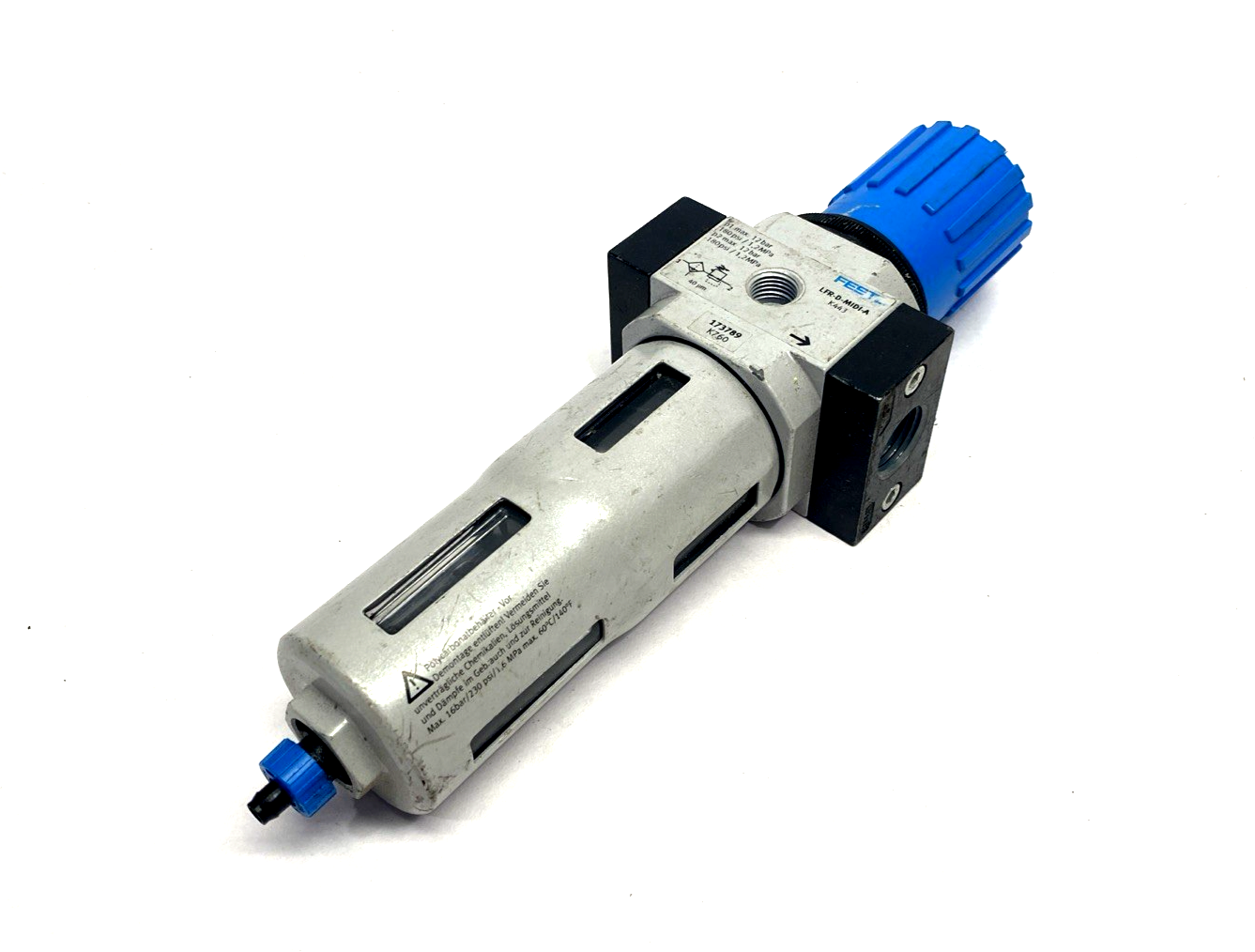 Festo LFR-D-MIDI-A Pneumatic Filter Regulator Valve 546426 - Maverick Industrial Sales