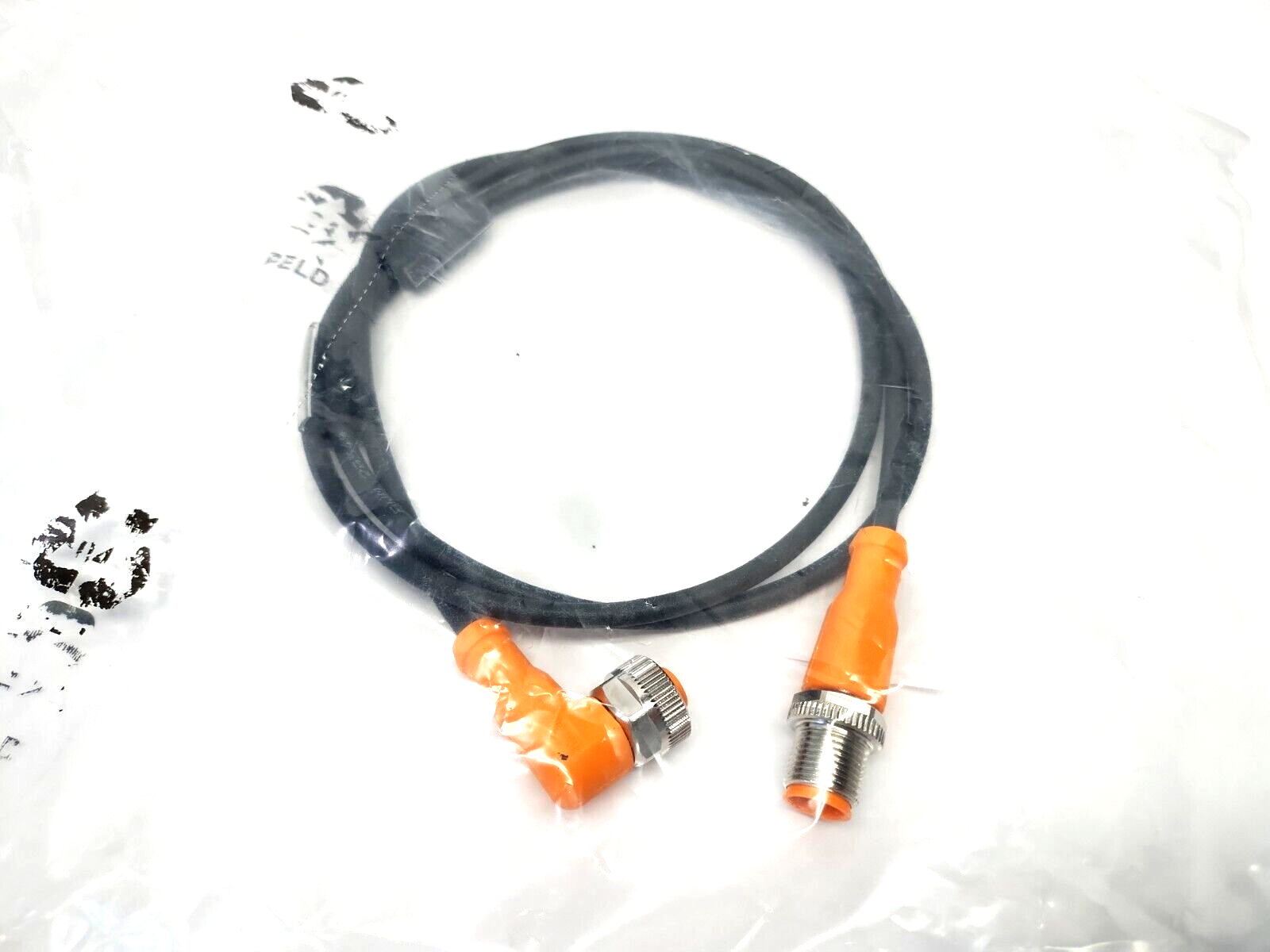 ifm EVC017 Cordset M12 4-Pin Male - Angle Female 1m VDOAH040MSS0001H04STGH040MSS - Maverick Industrial Sales