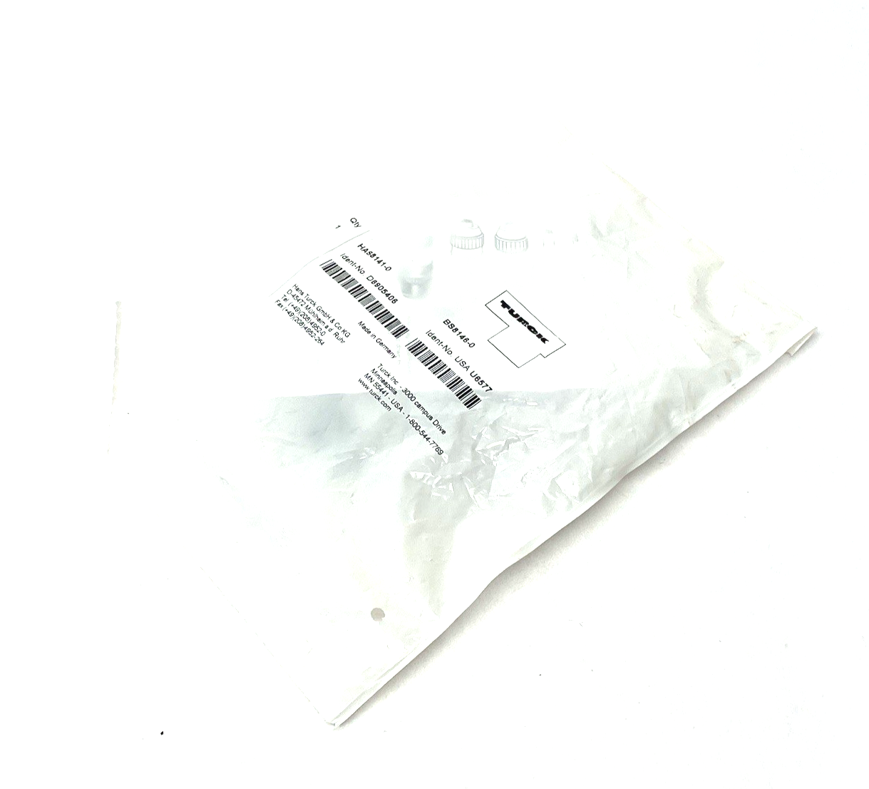 Turck HAS8141-0 Field Wireable Connector A-Coded BS8146-0, U6577, D6905406 - Maverick Industrial Sales