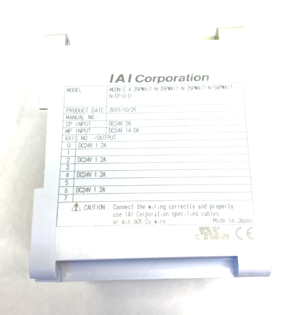 IAI MCON-C-4-35PWAIT-N-35PWAIT-N-35PWAIT-N-56PWAIT-N-EP-0-0 Actuator Controller - Maverick Industrial Sales