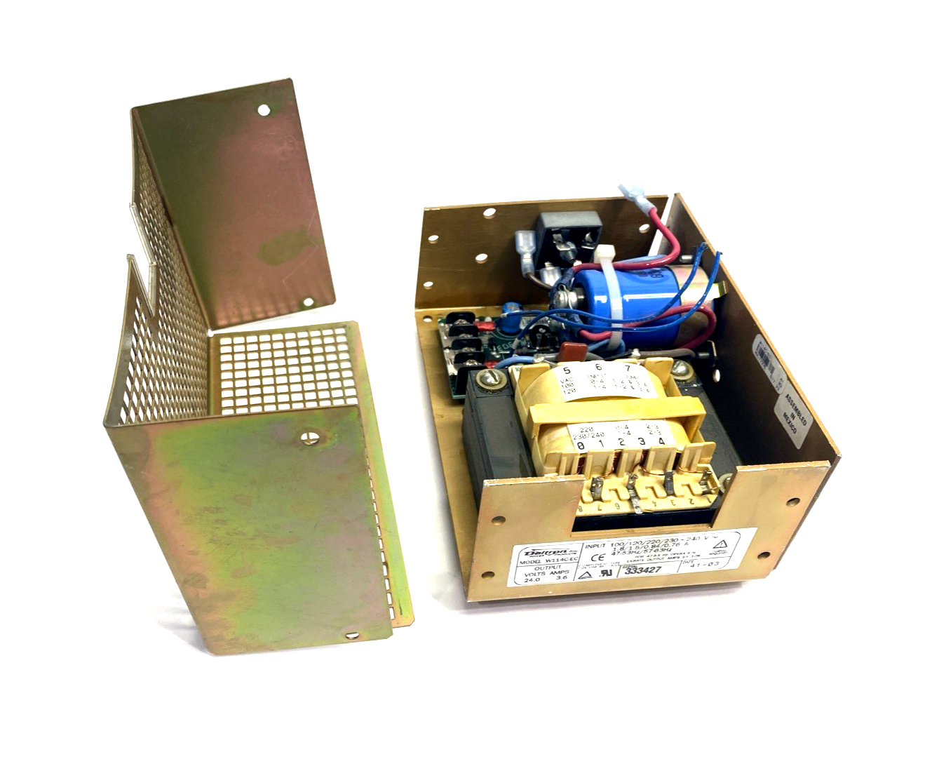 Deltron W114C-EC Power Supply 100/120VAC 100-240VAC 24V 3.6A - Maverick Industrial Sales