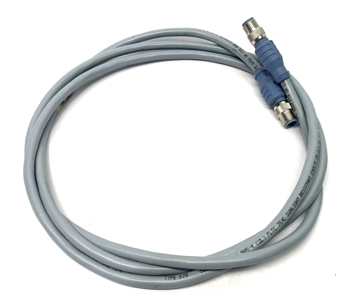 Datalogic EMS RFID CBL-1481-02 SubNET16 Double Ended Cable Male M12 U3-00470 - Maverick Industrial Sales