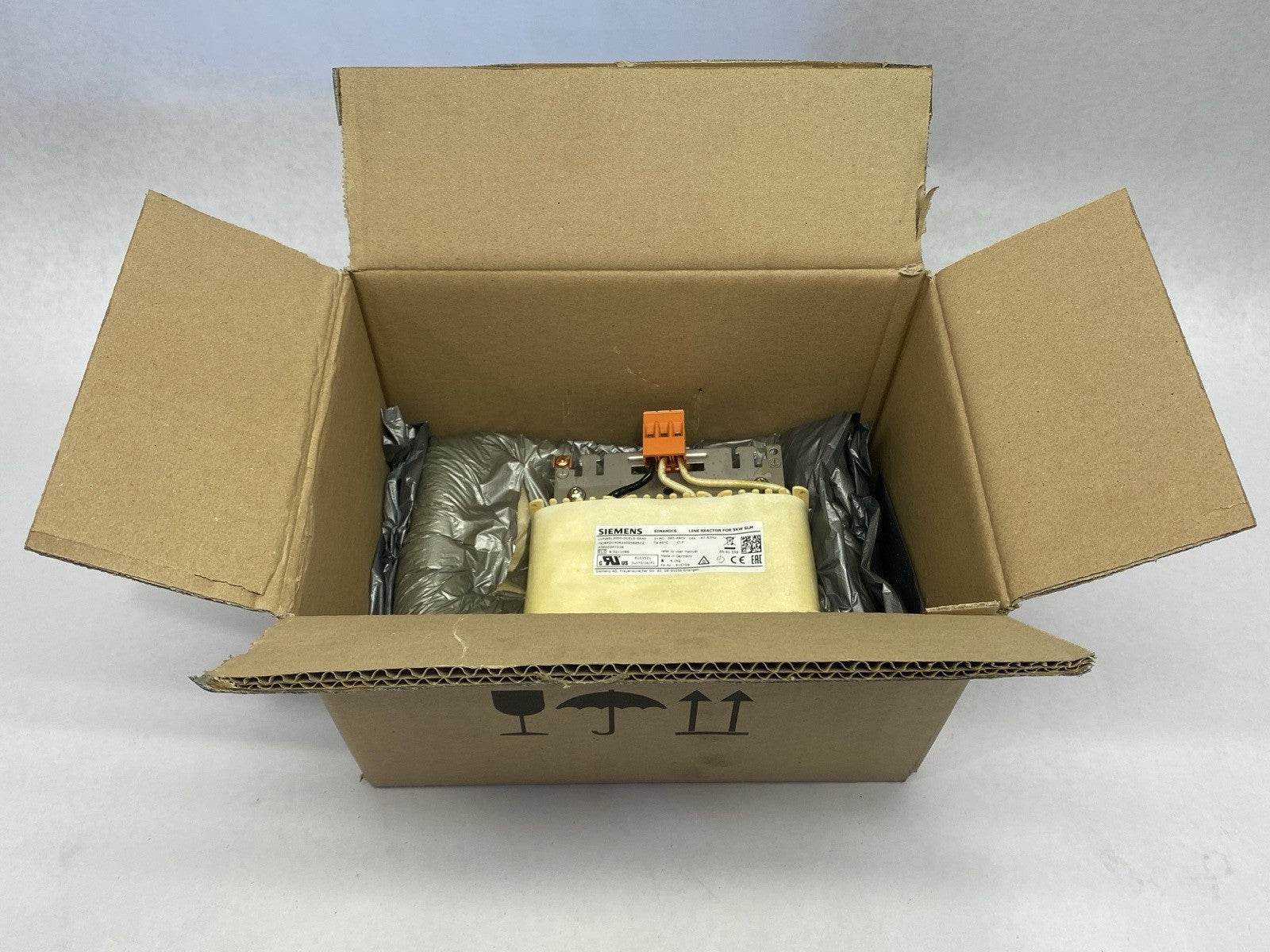 Siemens 6SL3000-0CE15-0AA0 SINAMICS Line Reactor Transformer for 5kW SLM 14A - Maverick Industrial Sales