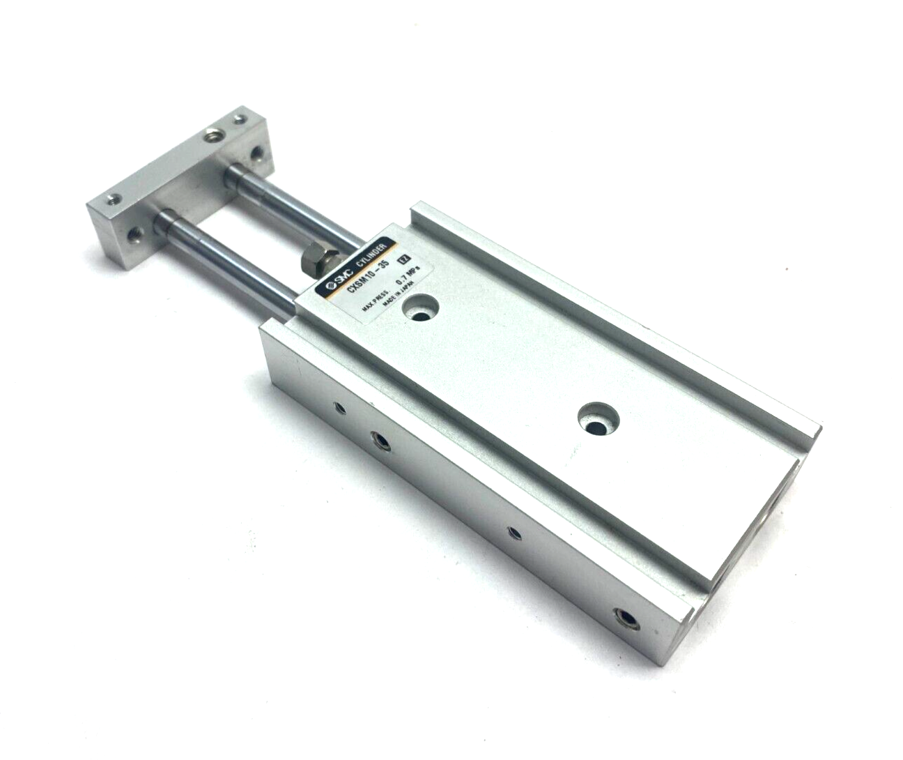 SMC CXSM10-35 Dual-Rod Guided Pneumatic Cylinder 10mm Bore 35mm Stroke - Maverick Industrial Sales