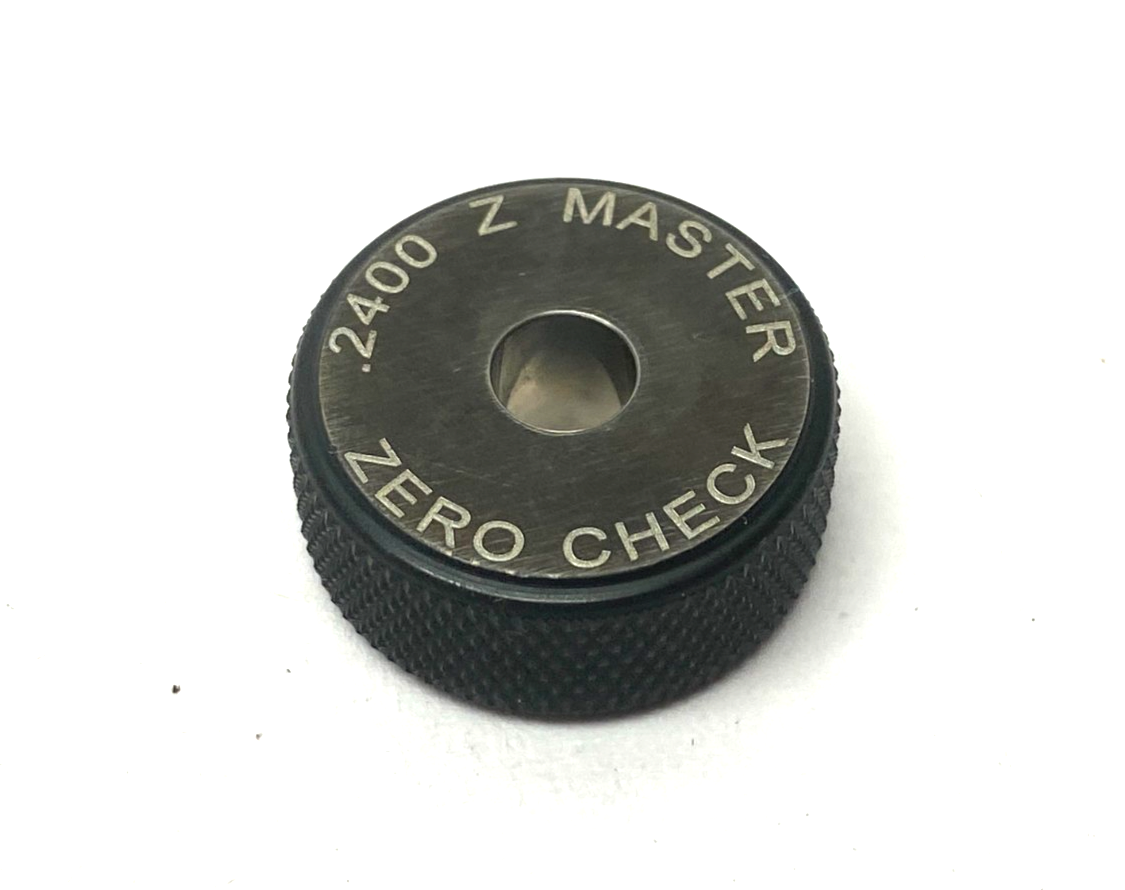 Zero Check 0.2400" Master Class Z Steel Ring Gage 6.096mm - Used - Maverick Industrial Sales