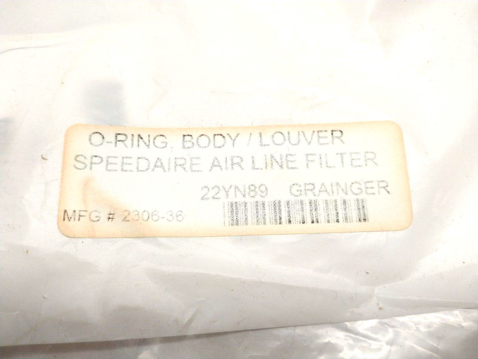 2306-36, 22YN89 | Norgren 2306-36 Body/Louver O-Ring For Air Line Filter 22YN89 LOT OF 2 - New – Open box - Maverick Industrial Sales