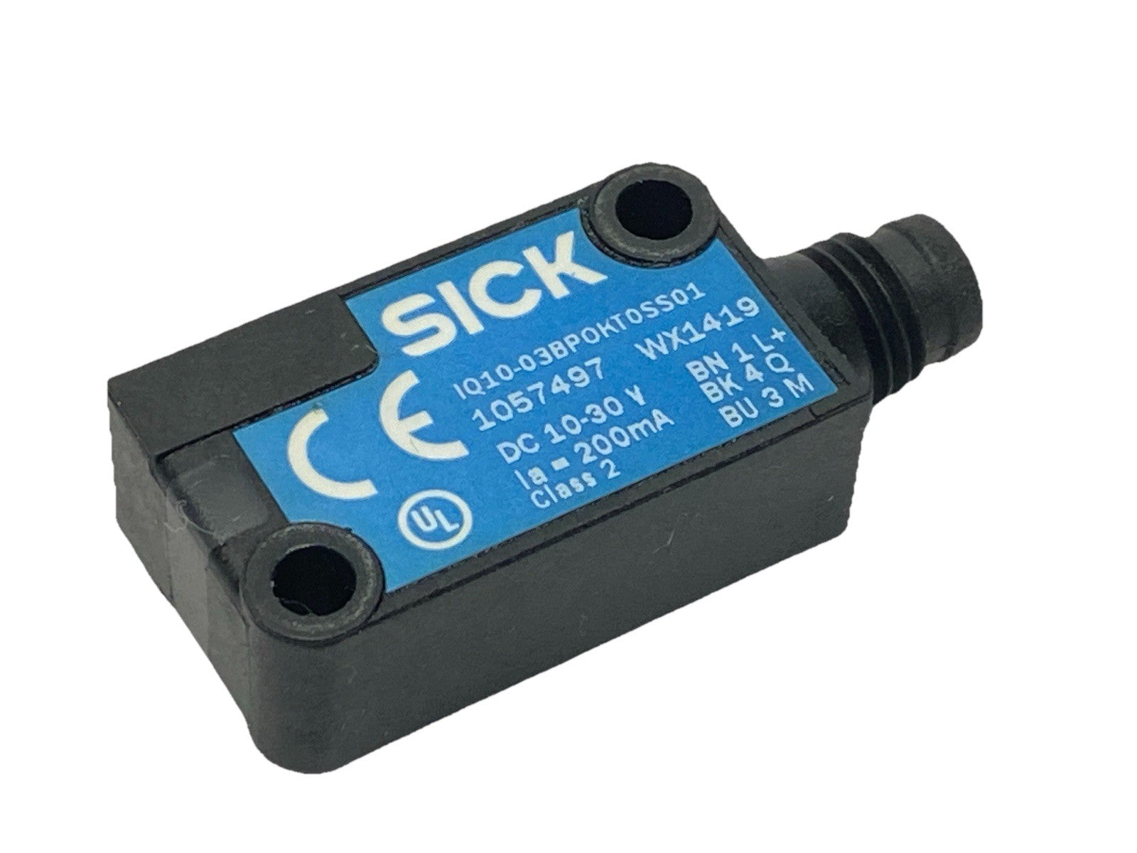 Sick IQ10-03BPOKT0SS01 Inductive Proximity Sensor 10-30VDC 1057497 - Maverick Industrial Sales