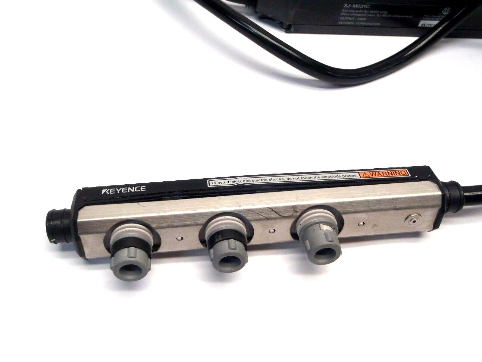 Keyence SJ-M031C High Performance Micro Static Eliminator 24VDC 450mA - Maverick Industrial Sales