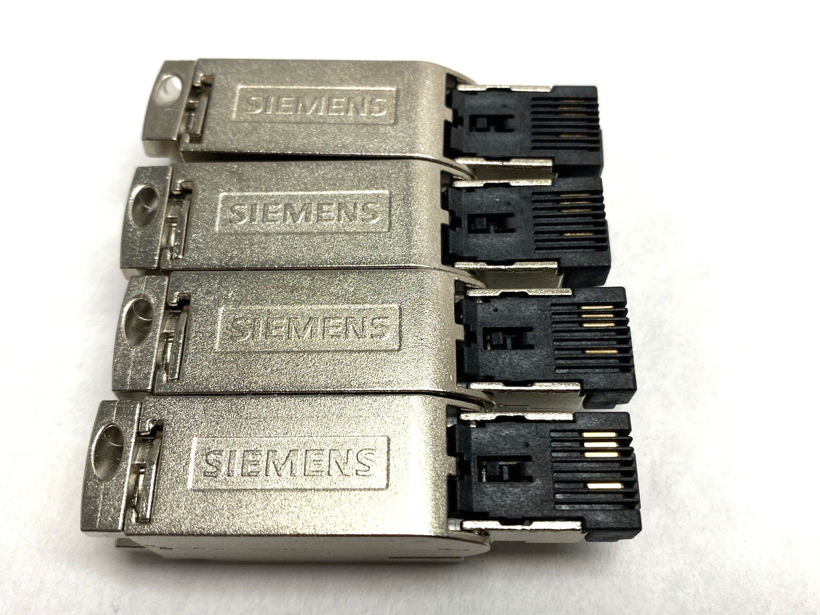 Siemens 6GK1901-1BB10-2AB0 SIMATIC NET Industrial Ethernet RJ45 Plug LOT OF 4 - Maverick Industrial Sales