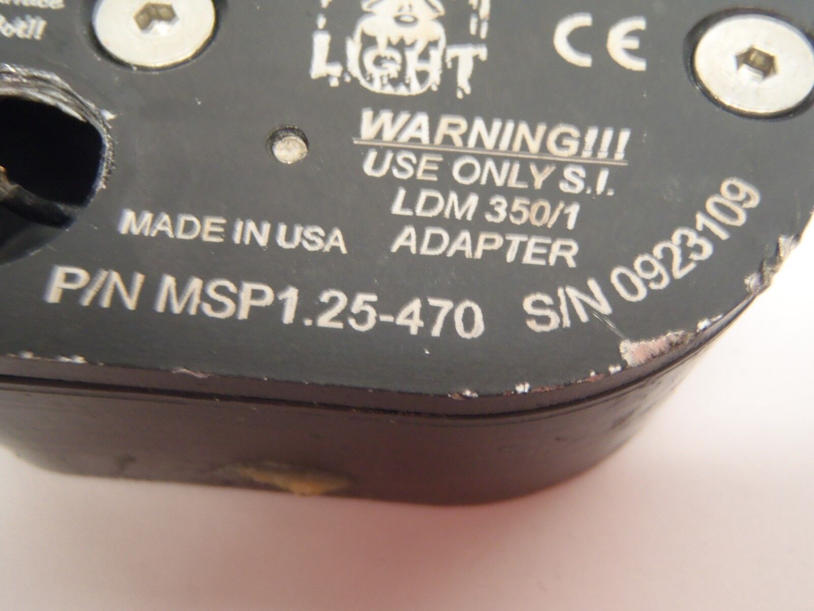 Spectrum Illumination MSP1.25-470 Spot Light w/ Blue HB LED's MISSING CONNECTOR - Maverick Industrial Sales