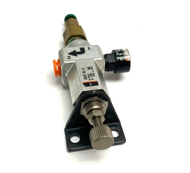 SMC ARJ310F-N01-07 Miniature Regulator Tube Out Fitting 30~100psi - Maverick Industrial Sales