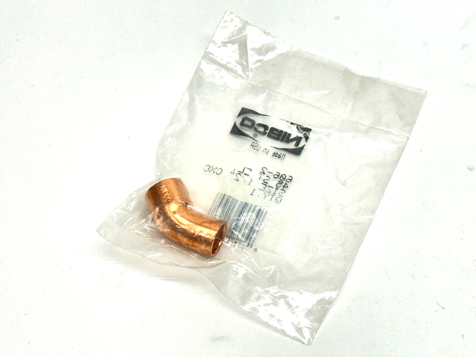 Nibco 606-2 1/2 45 Degree Street Elbow 1/2" Copper - Maverick Industrial Sales
